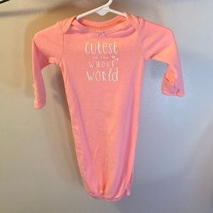 Carter’s Long sleeve newborn girl sleepwear